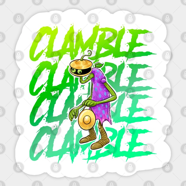 My singing Monsters clamble Sticker by Draw For Fun 